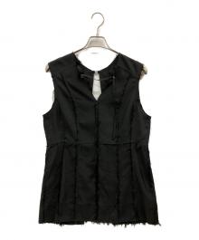 PRANK PROJECT（プランクプロジェクト）の古着「Cross Cut-off 2WAY Sleeveless Top」｜ブラック
