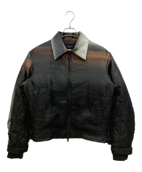 TAAKK（ターク）TAAKK (ターク) SUNSET MIRAGE BLOUSON ブラック×グリーン サイズ:1の古着・服飾アイテム