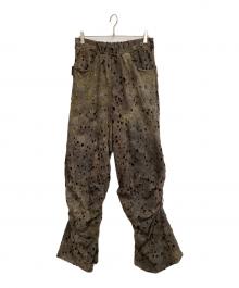 SYUMAN.（シュウマン）の古着「Sloppy gather trousers」｜ブラウン