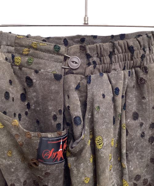 SYUMAN.（シュウマン）SYUMAN. (シュウマン) Sloppy gather trousers ブラウン サイズ:SIZE1の古着・服飾アイテム