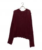 Sefrセファ）の古着「YORGOS SWEATER/ニット」｜ボルドー