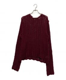 Sefr（セファ）の古着「YORGOS SWEATER/ニット」｜ボルドー