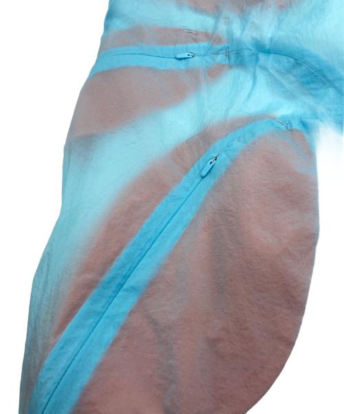 POST ARCHIVE FACTION (PAF)（ポストアーカイブファクション）POST ARCHIVE FACTION (PAF) (ポストアーカイブファクション) 5.0+TROUSERS CENTER トラウザーズセンター ブルー×レッド サイズ:Sの古着・服飾アイテム
