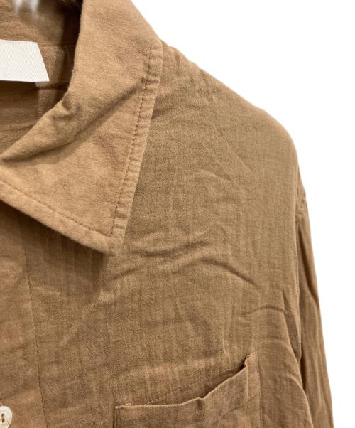 Sefr（セファ）Sefr (セファ) LEO コットンボイル シャツ ブラウン サイズ:Sの古着・服飾アイテム