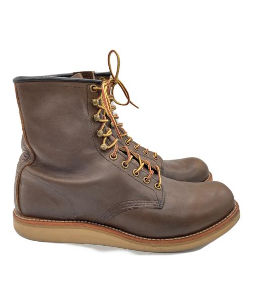 RED WING（レッドウィング）RED WING (レッドウィング) レースアップブーツ ブラウン サイズ:CM27.5の古着・服飾アイテム