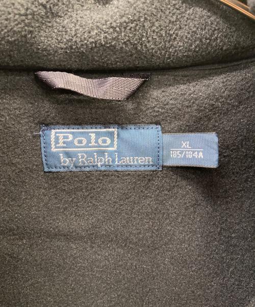 POLO RALPH LAUREN（ポロ・ラルフローレン）POLO RALPH LAUREN (ポロ・ラルフローレン) フリース切替ジャケット ブラック サイズ:XLの古着・服飾アイテム