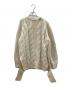 Simone Rocha (シモーネ ロシャ) パール装飾ケーブルニット アイボリー サイズ:XS：9000円