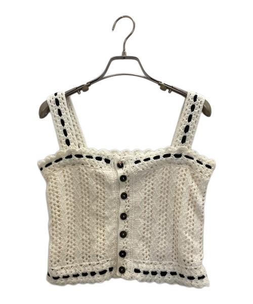 HER LIP TO（ハーリップトゥ）Her lip to (ハーリップトゥ) Mermaid Crochet Set-up アイボリー サイズ:Mの古着・服飾アイテム