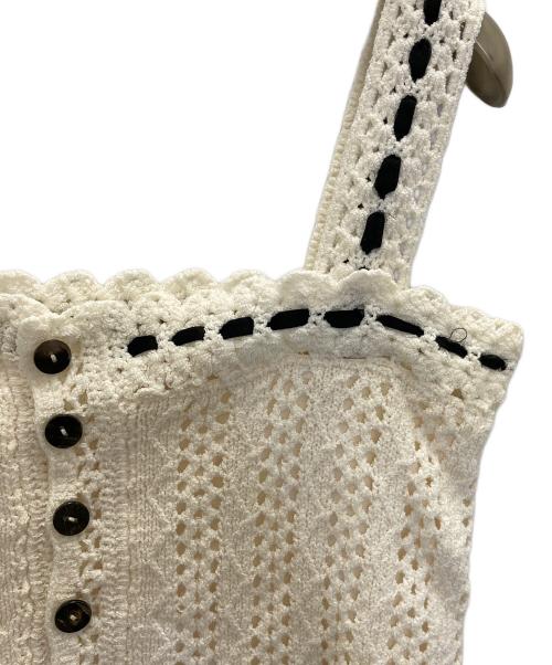 HER LIP TO（ハーリップトゥ）Her lip to (ハーリップトゥ) Mermaid Crochet Set-up アイボリー サイズ:Mの古着・服飾アイテム