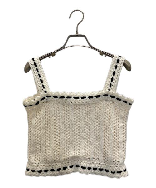 HER LIP TO（ハーリップトゥ）Her lip to (ハーリップトゥ) Mermaid Crochet Set-up アイボリー サイズ:Mの古着・服飾アイテム