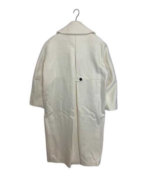 L'AUBE BLANC（ローブ ブラン）L'AUBE BLANC (ローブ ブラン) Double-breasted Wool coat アイボリー サイズ:Freeの古着・服飾アイテム