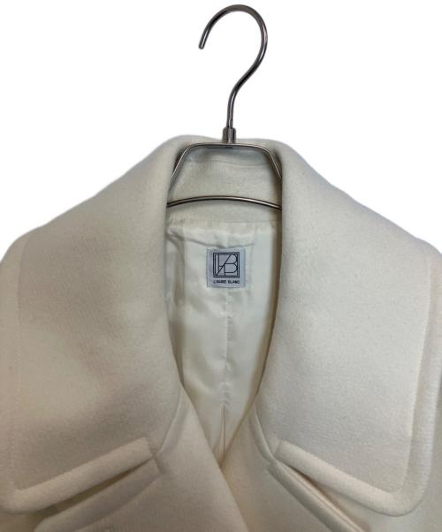 L'AUBE BLANC（ローブ ブラン）L'AUBE BLANC (ローブ ブラン) Double-breasted Wool coat アイボリー サイズ:Freeの古着・服飾アイテム