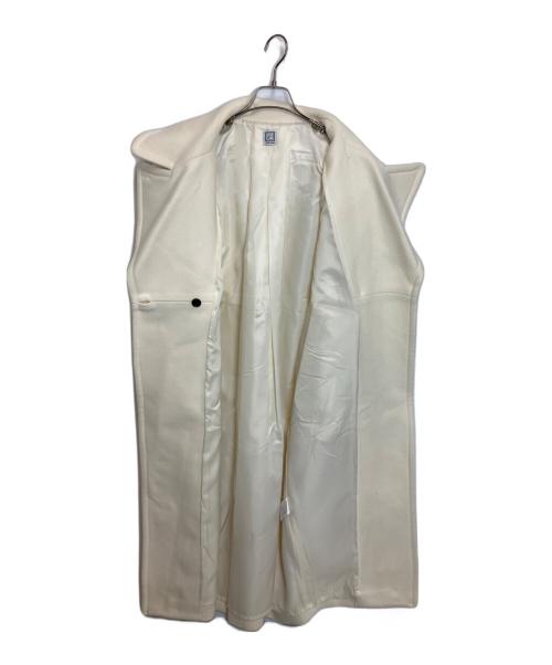 L'AUBE BLANC（ローブ ブラン）L'AUBE BLANC (ローブ ブラン) Double-breasted Wool coat アイボリー サイズ:Freeの古着・服飾アイテム