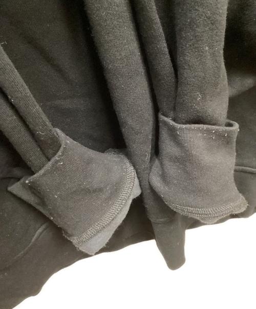 Acne studios（アクネ ストゥディオス）Acne studios (アクネ ストゥディオス) FULTON LOGO RIB SWEATSHIRT ブラック サイズ:Lの古着・服飾アイテム