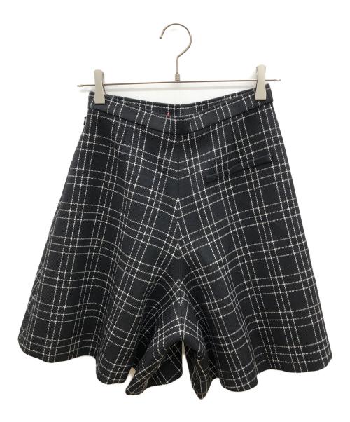 ALEXANDER McQUEEN（アレキサンダーマックイーン）ALEXANDER McQUEEN (アレキサンダーマックイーン) EXPL MINI SKT WELSH CHECK　タグ付き ブラック サイズ:40の古着・服飾アイテム