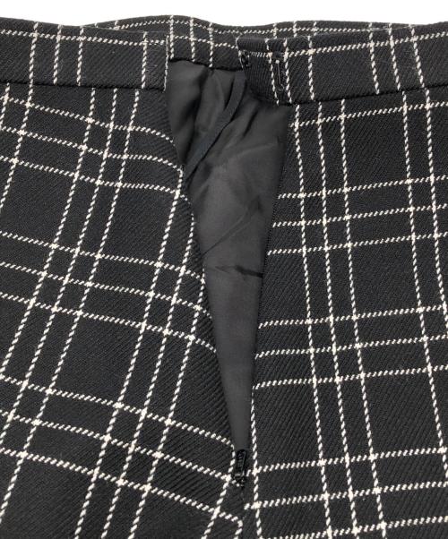 ALEXANDER McQUEEN（アレキサンダーマックイーン）ALEXANDER McQUEEN (アレキサンダーマックイーン) EXPL MINI SKT WELSH CHECK　タグ付き ブラック サイズ:40の古着・服飾アイテム