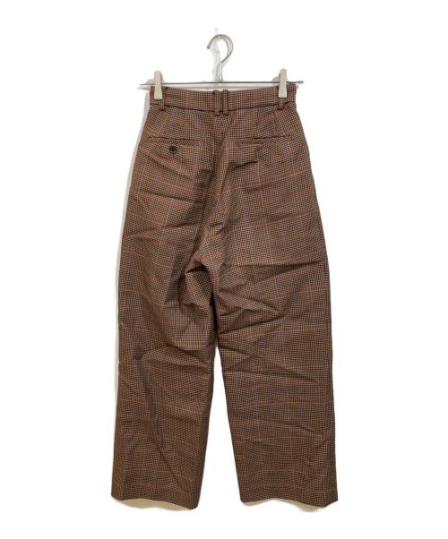 MAISON SPECIAL（メゾンスペシャル）MAISON SPECIAL (メゾンスペシャル) タックパンツ ブラウン サイズ:SIZE 36の古着・服飾アイテム