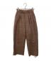 MAISON SPECIAL（メゾンスペシャル）の古着「タックパンツ」｜ブラウン