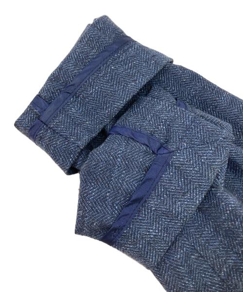 TAGLIATORE（タリアトーレ）TAGLIATORE (タリアトーレ) ウールコットンリネン 2Bジャケット ネイビー サイズ:48の古着・服飾アイテム