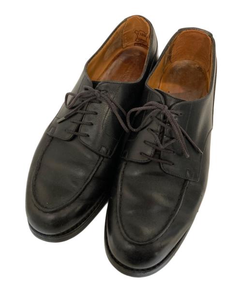 J.M.WESTON（ジェイエムウエストン）J.M.WESTON (ジェイエムウエストン) Golf derby/ゴルフ ロシアンカーフレザー Uチップシューズ ブラック サイズ:SIZE 7/Dの古着・服飾アイテム