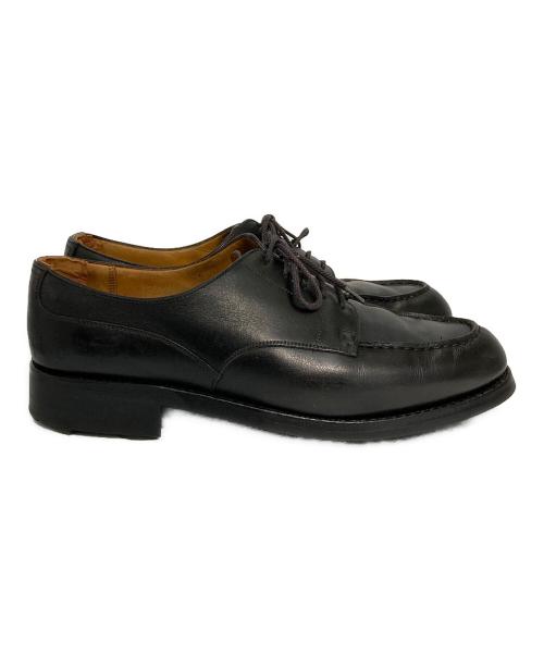J.M.WESTON（ジェイエムウエストン）J.M.WESTON (ジェイエムウエストン) Golf derby/ゴルフ ロシアンカーフレザー Uチップシューズ ブラック サイズ:SIZE 7/Dの古着・服飾アイテム