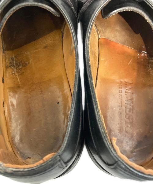 J.M.WESTON（ジェイエムウエストン）J.M.WESTON (ジェイエムウエストン) Golf derby/ゴルフ ロシアンカーフレザー Uチップシューズ ブラック サイズ:SIZE 7/Dの古着・服飾アイテム