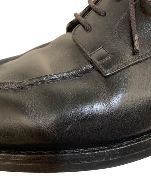 J.M.WESTON（ジェイエムウエストン）J.M.WESTON (ジェイエムウエストン) Golf derby/ゴルフ ロシアンカーフレザー Uチップシューズ ブラック サイズ:SIZE 7/Dの古着・服飾アイテム