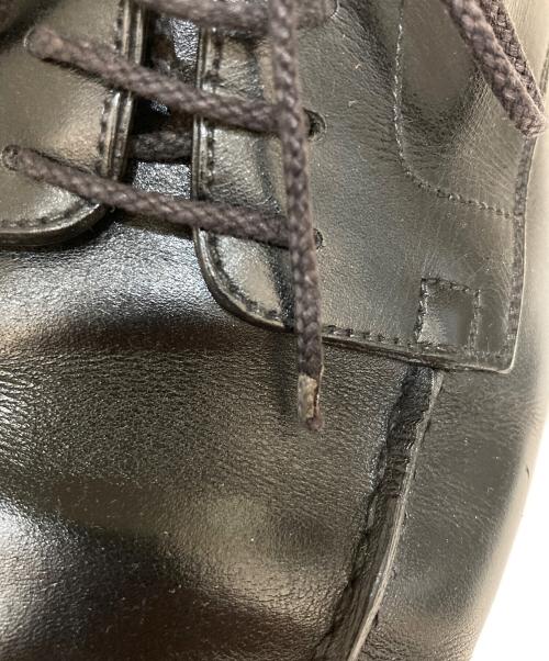 J.M.WESTON（ジェイエムウエストン）J.M.WESTON (ジェイエムウエストン) Golf derby/ゴルフ ロシアンカーフレザー Uチップシューズ ブラック サイズ:SIZE 7/Dの古着・服飾アイテム