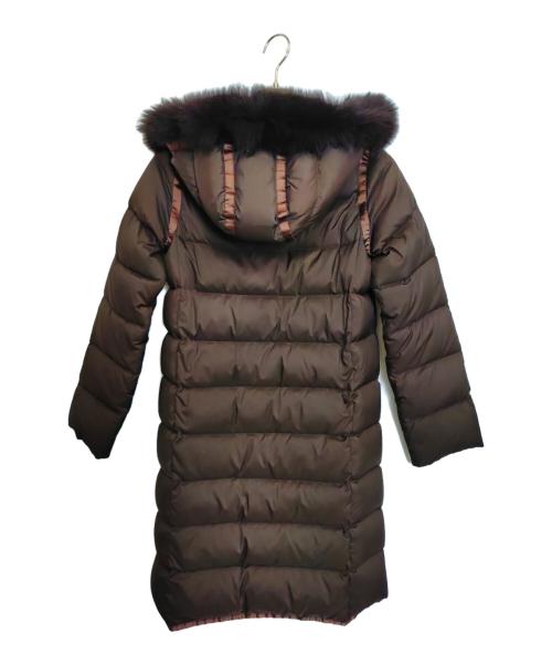 MACKINTOSH（マッキントッシュ）MACKINTOSH (マッキントッシュ) フォックスファー付ダウンコート ブラウン サイズ:32の古着・服飾アイテム