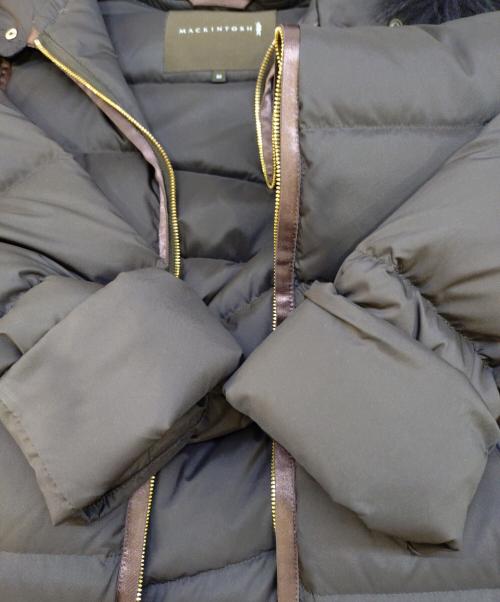 MACKINTOSH（マッキントッシュ）MACKINTOSH (マッキントッシュ) フォックスファー付ダウンコート ブラウン サイズ:32の古着・服飾アイテム