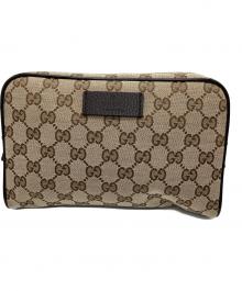 GUCCI（グッチ）の古着「ウエストバッグ」｜ベージュ
