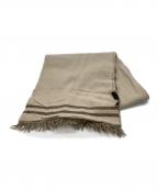 GUCCIグッチ）の古着「GGジャガードウールマフラー」｜ベージュ