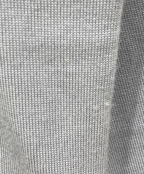 LANVIN（ランバン）LANVIN (ランバン) Vネックニット グレー×ブラウン サイズ:XSサイズの古着・服飾アイテム