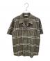 Burberry's（バーバリーズ）の古着「ノバチェックオープンカラーシャツ」｜グレー