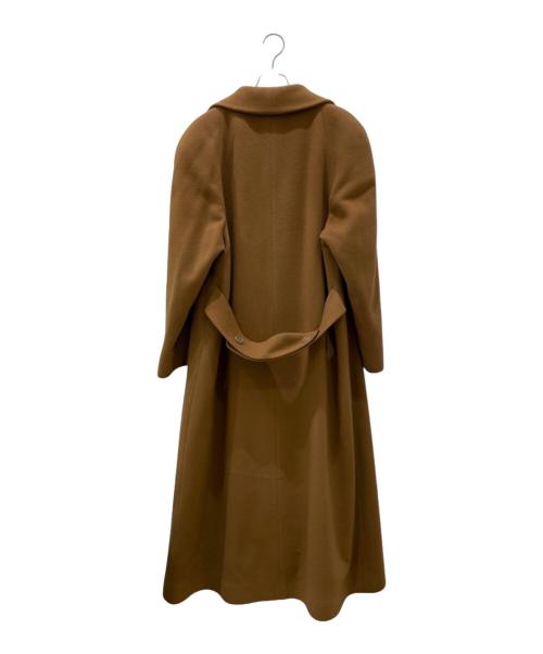 Burberry's（バーバリー）Burberry's (バーバリーズ) カシミヤ混ウールダブルコート キャメル サイズ:6Rの古着・服飾アイテム