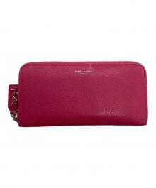 Saint Laurent Paris（サンローランパリ）の古着「ラウンドファスナー長財布」｜ピンク