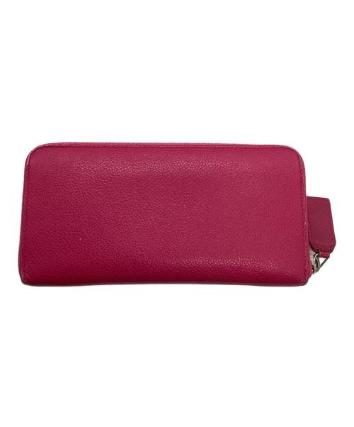 Saint Laurent Paris（サンローランパリ）Saint Laurent Paris (サンローランパリ) ラウンドファスナー長財布 ピンクの古着・服飾アイテム