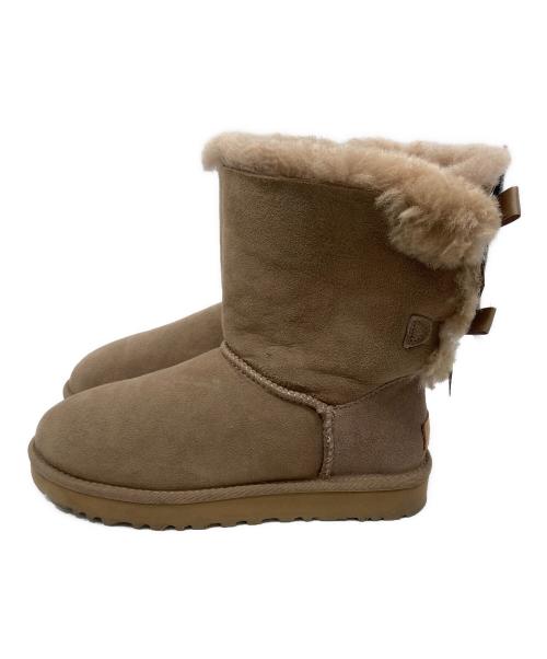 UGG（アグ）UGG (アグ) ベイリーボウ バックリボンムートンブーツ グレー サイズ:SIZE 24cmの古着・服飾アイテム