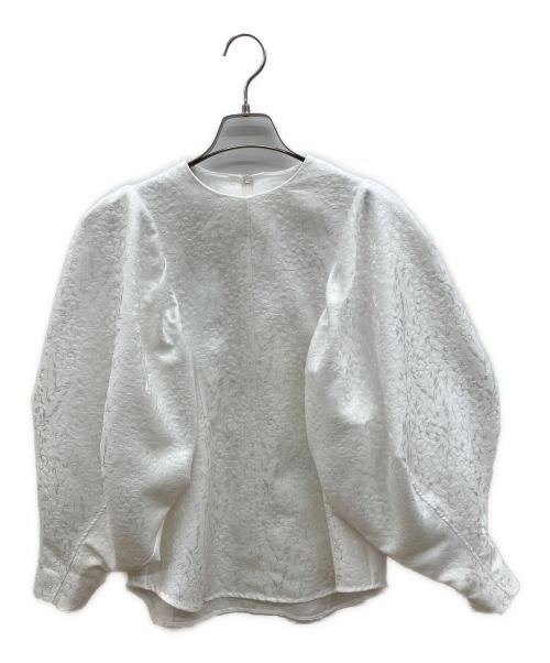 OHGA（オオガ）OHGA (オオガ) スズランジャガードブラウス ホワイト サイズ:Ｆの古着・服飾アイテム