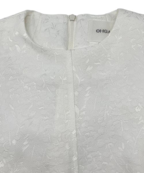 OHGA（オオガ）OHGA (オオガ) スズランジャガードブラウス ホワイト サイズ:Ｆの古着・服飾アイテム