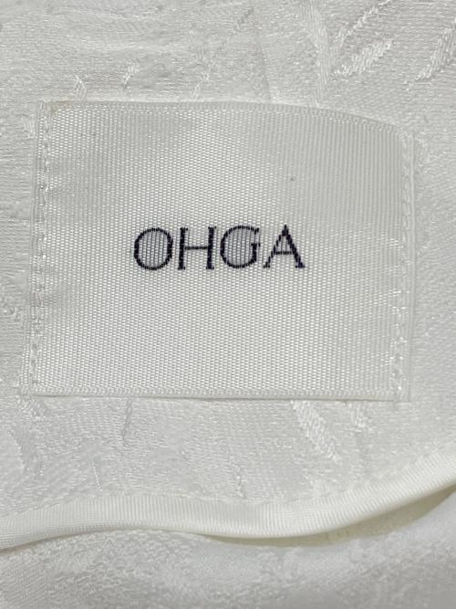 OHGA（オオガ）OHGA (オオガ) スズランジャガードブラウス ホワイト サイズ:Ｆの古着・服飾アイテム