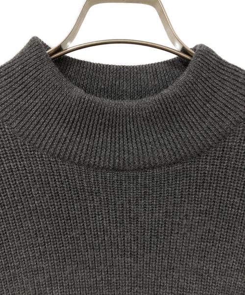 GIORGIO ARMANI（ジョルジョアルマーニ）GIORGIO ARMANI (ジョルジョアルマーニ) ウール半袖ニット グレー サイズ:-の古着・服飾アイテム
