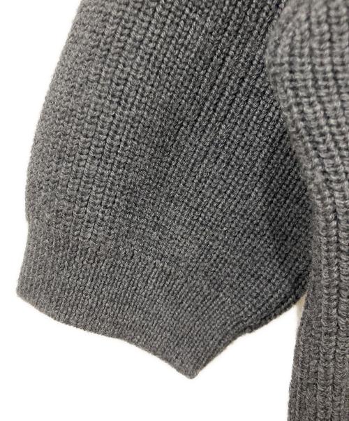 GIORGIO ARMANI（ジョルジョアルマーニ）GIORGIO ARMANI (ジョルジョアルマーニ) ウール半袖ニット グレー サイズ:-の古着・服飾アイテム