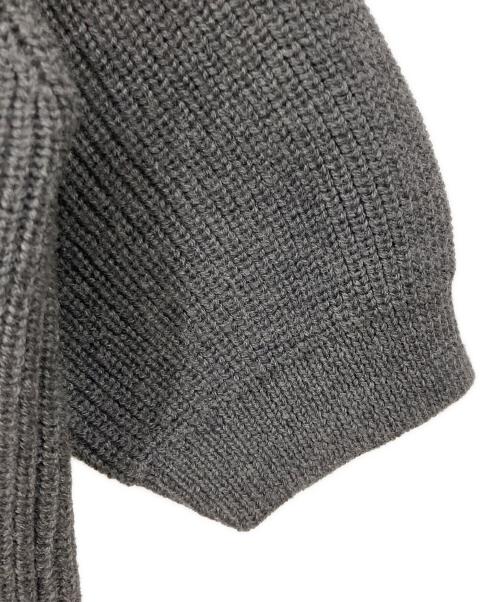 GIORGIO ARMANI（ジョルジョアルマーニ）GIORGIO ARMANI (ジョルジョアルマーニ) ウール半袖ニット グレー サイズ:-の古着・服飾アイテム