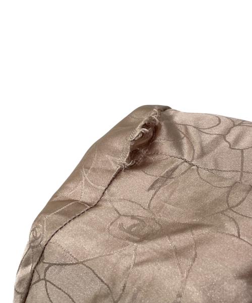 CHANEL（シャネル）CHANEL (シャネル) ココマーク釦 ウールシルクツイードジャケット ブラウン サイズ:40の古着・服飾アイテム