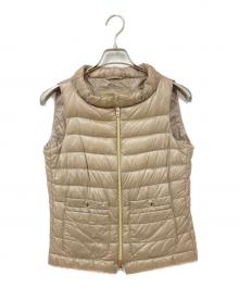 HERNO（ヘルノ）の古着「スタンドカラーダウンベスト」｜ベージュ