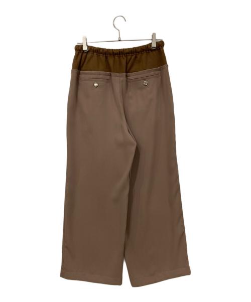Audrey and John Wad（オードリーアンドジョンワッド）Audrey and John Wad (オードリーアンドジョンワッド) スウィッチングウエストイージーパンツ ブラウン サイズ:Mサイズ 未使用品の古着・服飾アイテム