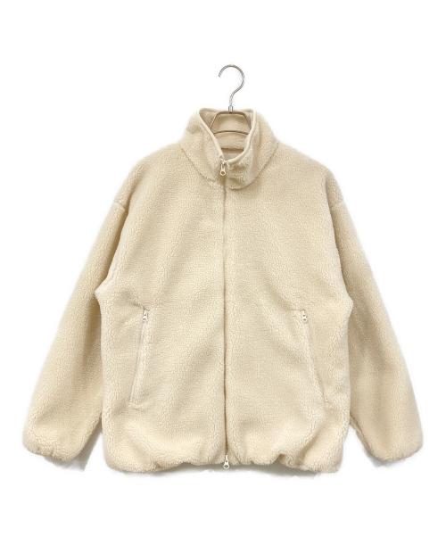 Spick and Span（スピック＆スパン）Spick and Span (スピックアンドスパン) バックロゴボアブルゾン アイボリー サイズ:36の古着・服飾アイテム