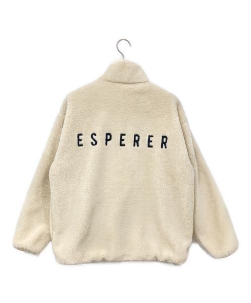 Spick and Span（スピック＆スパン）Spick and Span (スピックアンドスパン) バックロゴボアブルゾン アイボリー サイズ:36の古着・服飾アイテム