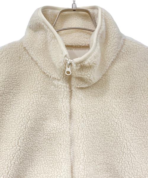 Spick and Span（スピック＆スパン）Spick and Span (スピックアンドスパン) バックロゴボアブルゾン アイボリー サイズ:36の古着・服飾アイテム